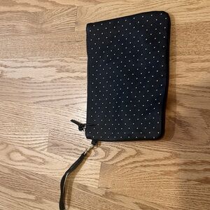 Mossimo Supply Co. Black Wristlet with Silver Accents